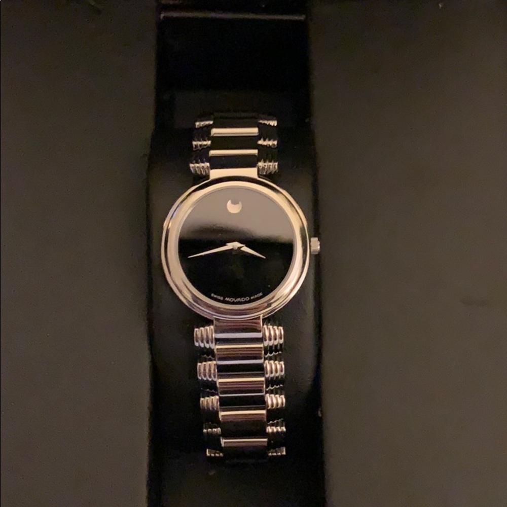 Movado Black Museum Dial Watch